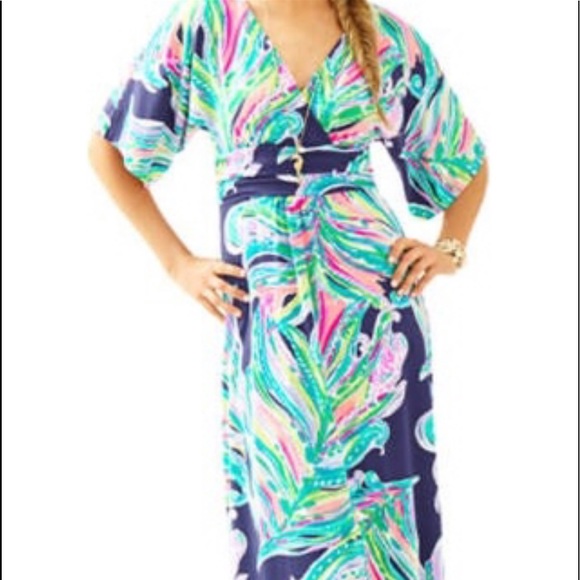 lilly pulitzer parigi maxi dress
